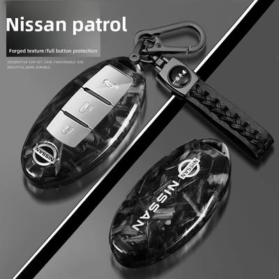 Housse de clé de voiture NEUVE à 3 boutons Pour Leaf Micra Qashqai J11 J10 X Trail T32 Versa Note Patrol Porte-clés Accessoires