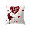 Merry Christmas Cute Dwarf Print Pattern Cushion Cover Home Living Room Sofa Decoration Polyester Pillow Pillow Cover