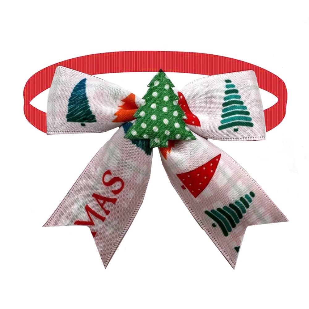 50/100pcs Christmas Small Dog Bowties Pet Grooming Christmas Bows Pet Dog Puppy Bowtie Tie for Dogs Pets Grooming Accessories
