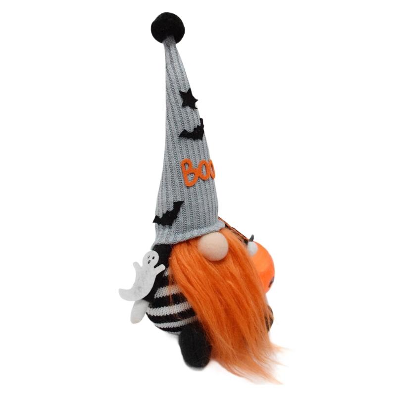 Soft Flannel Halloween Figurine 32Cm Tall Goblin Ornament For Shelf Desk Decorations And Gift