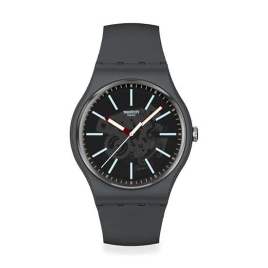 Swatch Wristwatch Cobblestone Street Gent Biosourced SO29A101