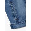 Studio Tomboy Button Detail Denim Hoodie Jumper 9106313001