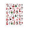 3D Christmas Nail Art Stickers: Snowflake, Reindeer & Santa Designs for Beautiful Nail Decorations