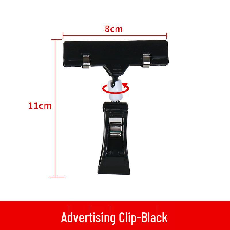 Doppelköpfiger Regaletikettenclip für Preisschilder in Supermärkten