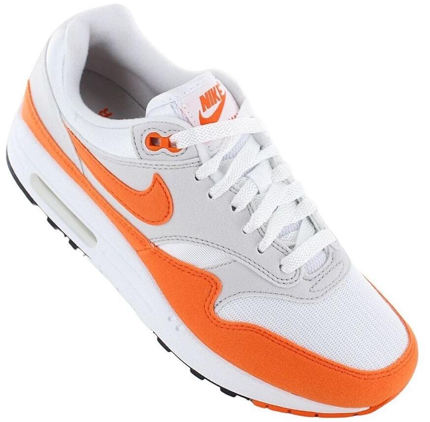 Кроссовки Nike Air Max 1 Women нейтральный серый/белый/черный/оранжевый