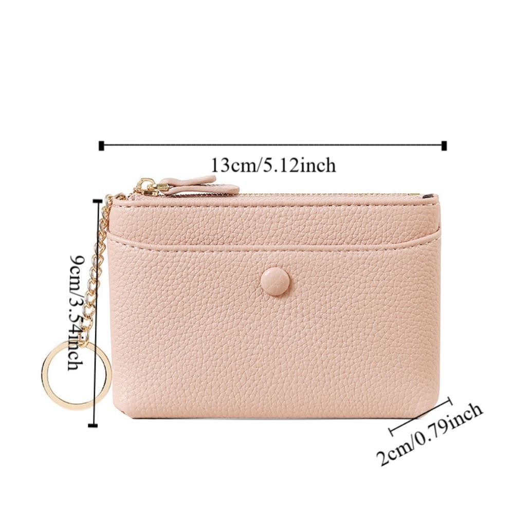 Pure Color Mini Coin Purse Card Holder Short Wallet Card Pocket Change Bag  Gift