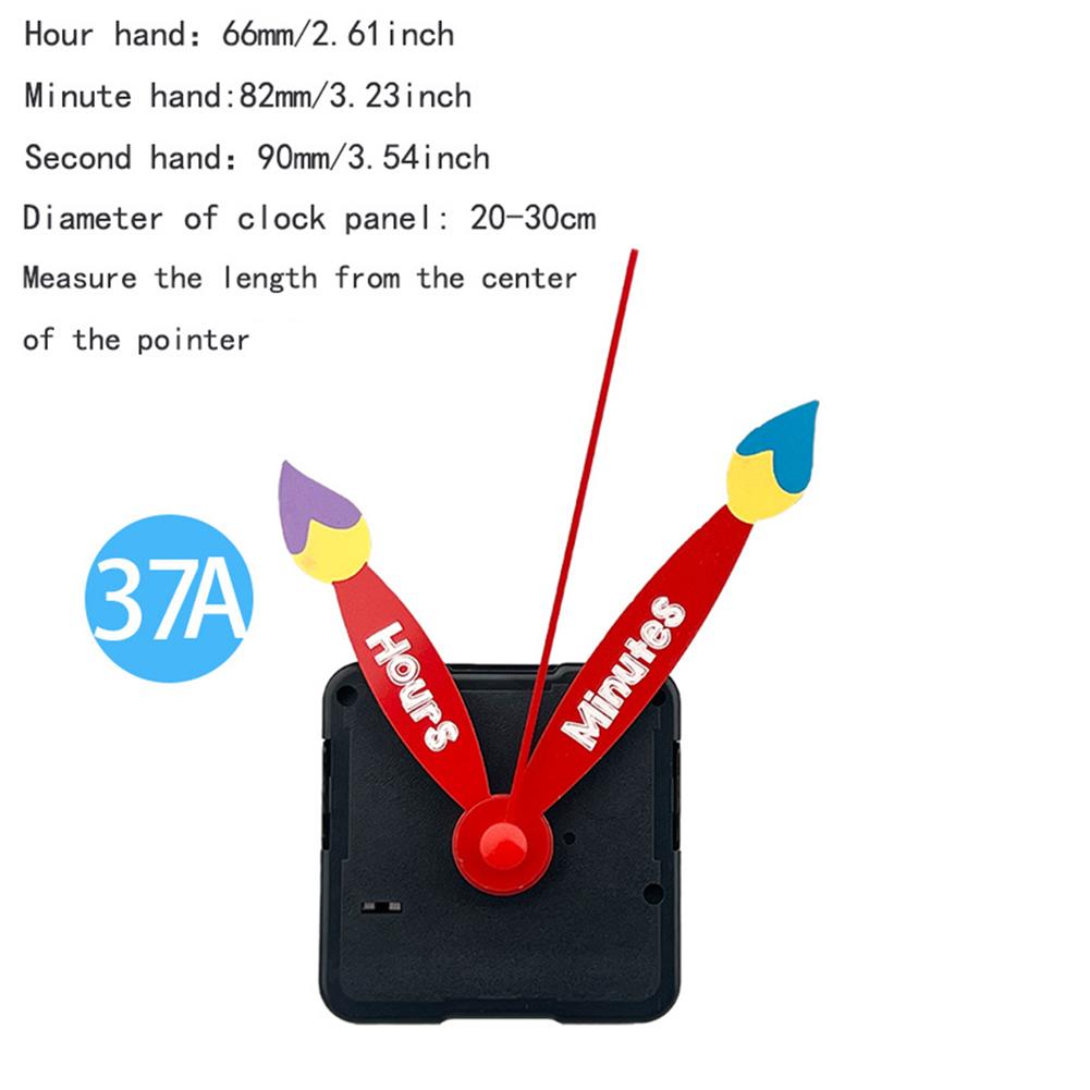 DIY Clock Movement Set Replacement Silent Quartz Wall Clock Movement With Hook ABS DIY Clock Movement Home Decoration