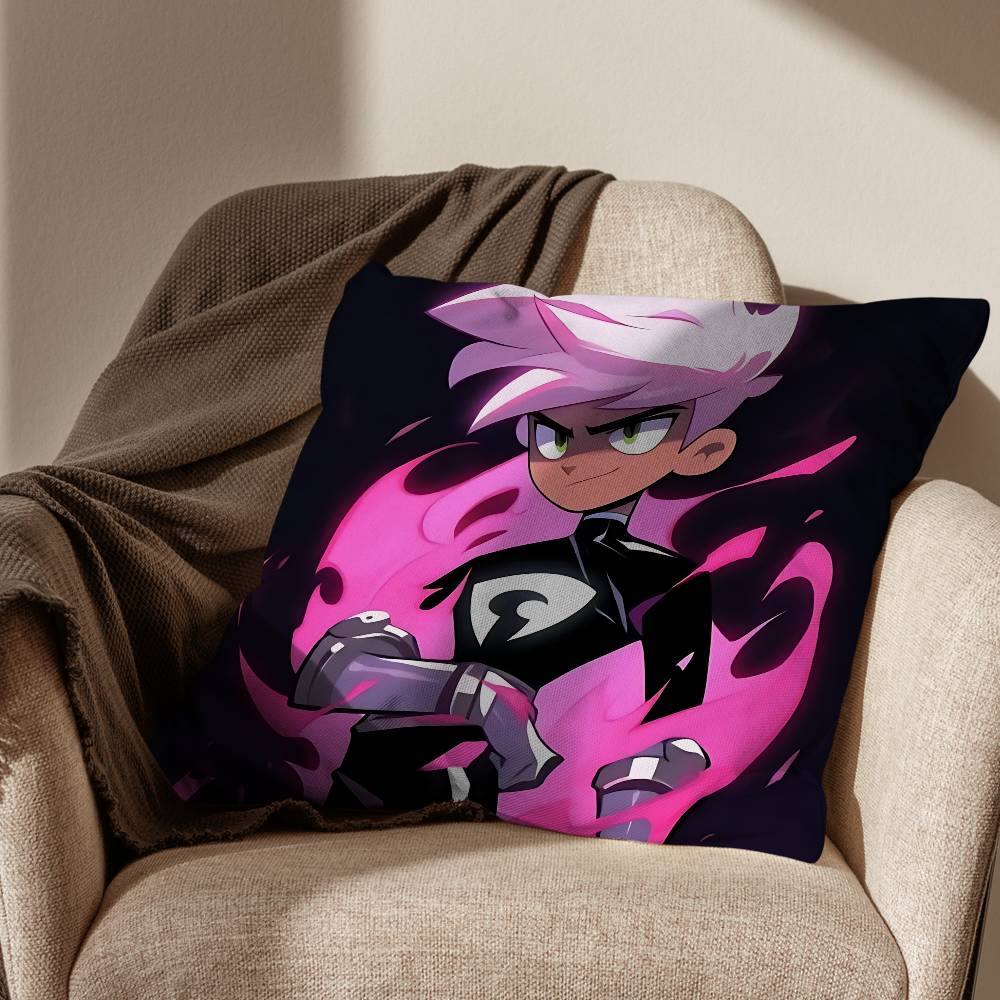 Housse de coussin Super Incroyable Danny Phantom pour canapé de salon housse de coussin de chambre à coucher housse de coussin de lit décoration de maison