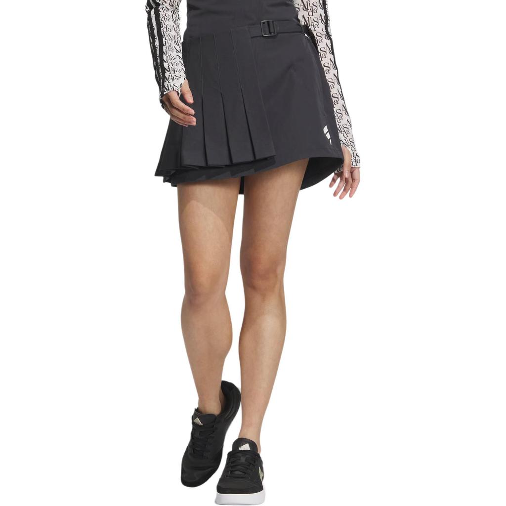 Adidas Future Style 2-In-1 Pleated Skirt Women Skirts Carbon-Black JM7202