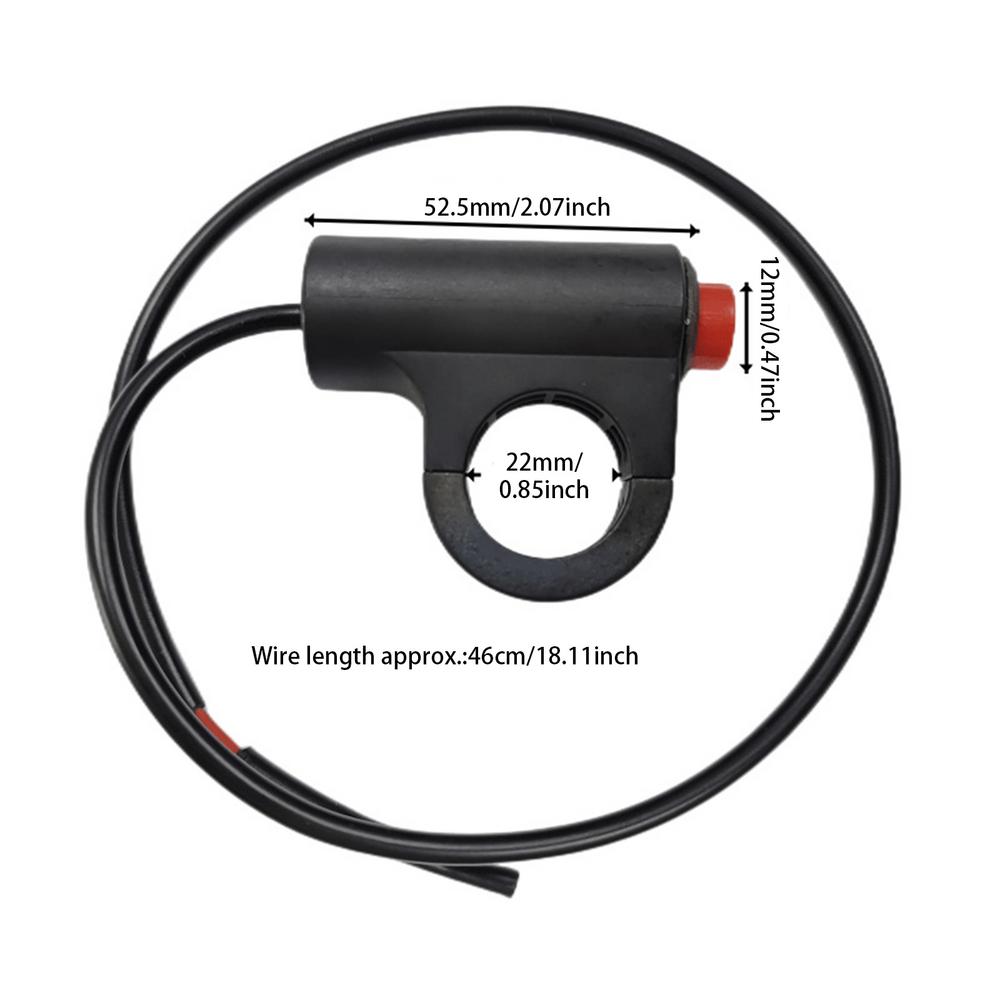 

Motorcycle Engine Stop Start KillSwitch Button Bick Rotating Bar Clamp Amp Accessories Universal For Scooter ATV Handlebars