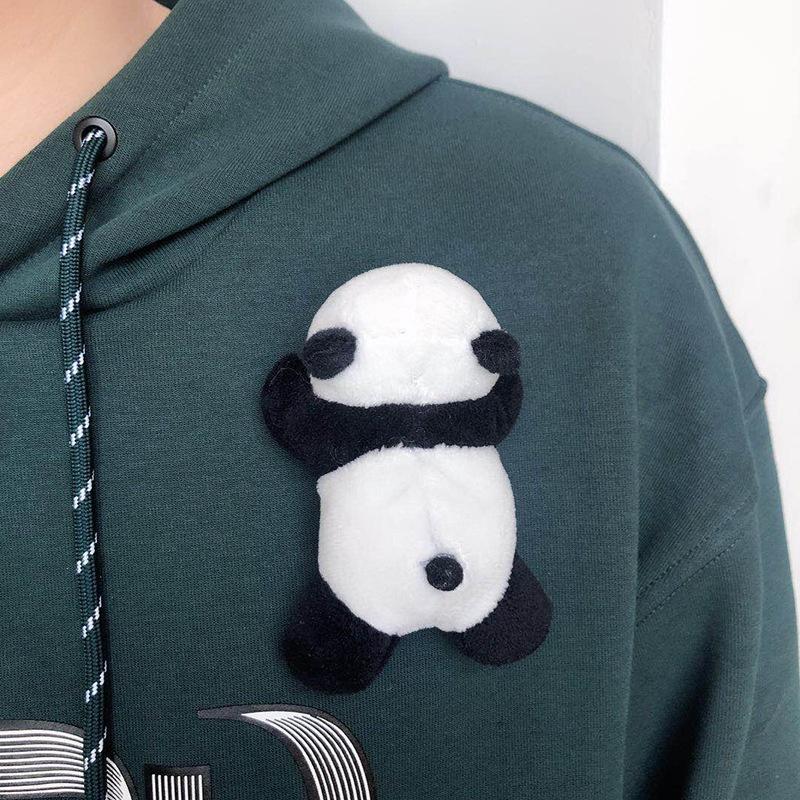 Hot Little Panda Plush Toy Cartoon Cute Doll Brooch Accessories Schoolbag Clothing Girls Gifts Accessories for Women