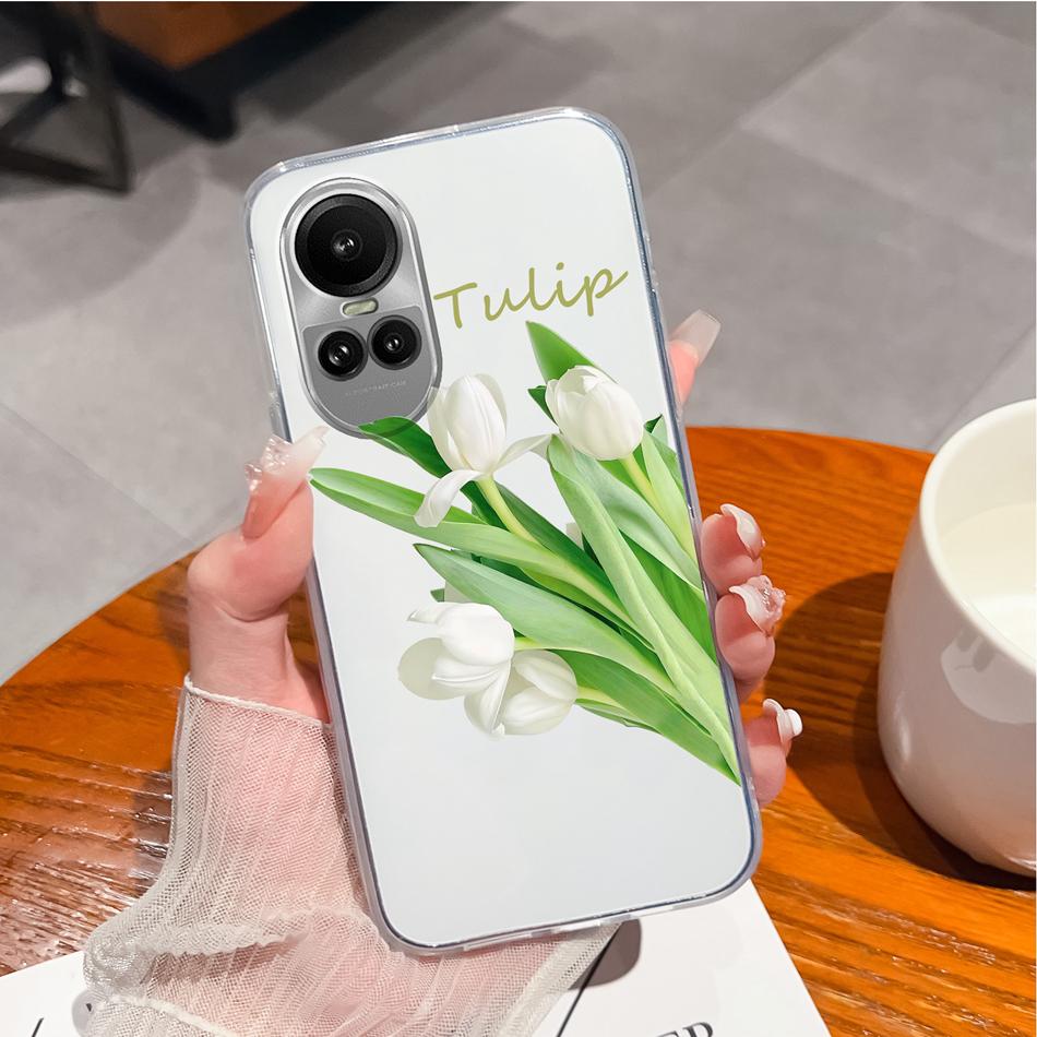 Case For Oppo Reno 10 Pro 5G Special Soft Silicone Transparent Anti Drop Phone Cover For Oppo Reno10 10Pro Back Shell Funda Capa