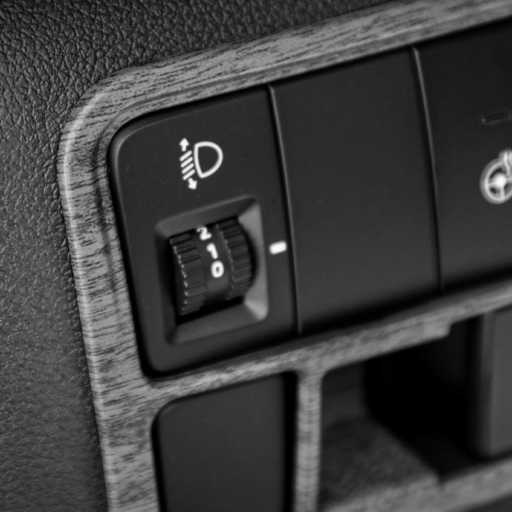 For Hyundai Staria 2021-2026 LHD ABS Headlight Adjustment Switch Cover Trim Interior Decorative Protector Car Accessories