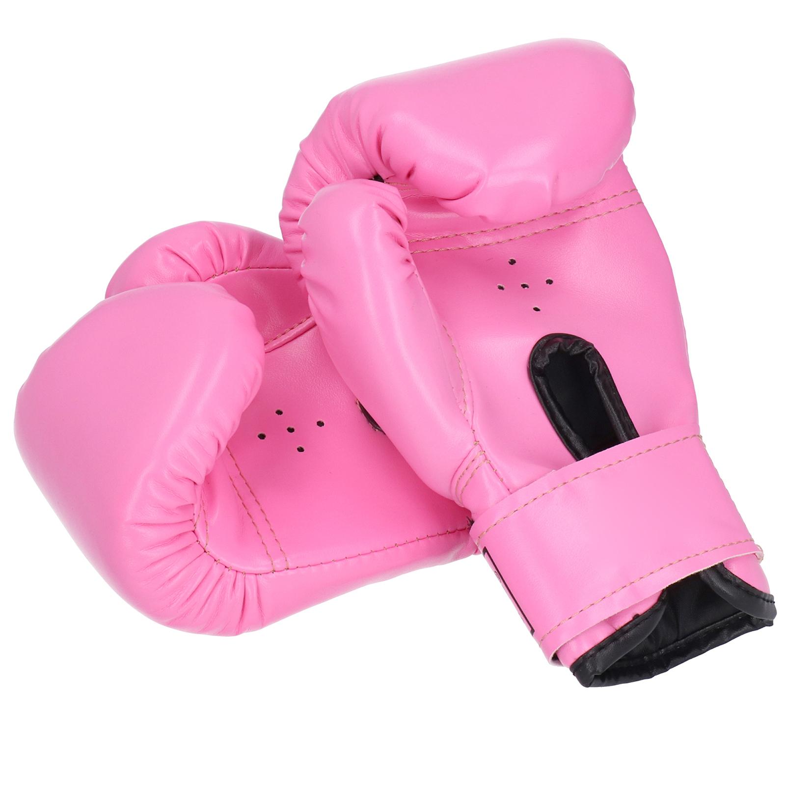 

2Pcs Children Boxing Gloves Training Fighting Sparring Punching Kickboxing Gloves рожевий