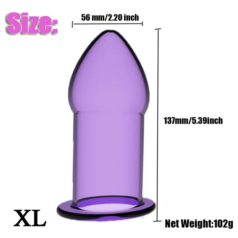 XL Hollow Anal Plug Vaginal Dilator Speculum Prostate Massager Huge Dildo Sex Toys for Woman Men Adult Products Buttplugs