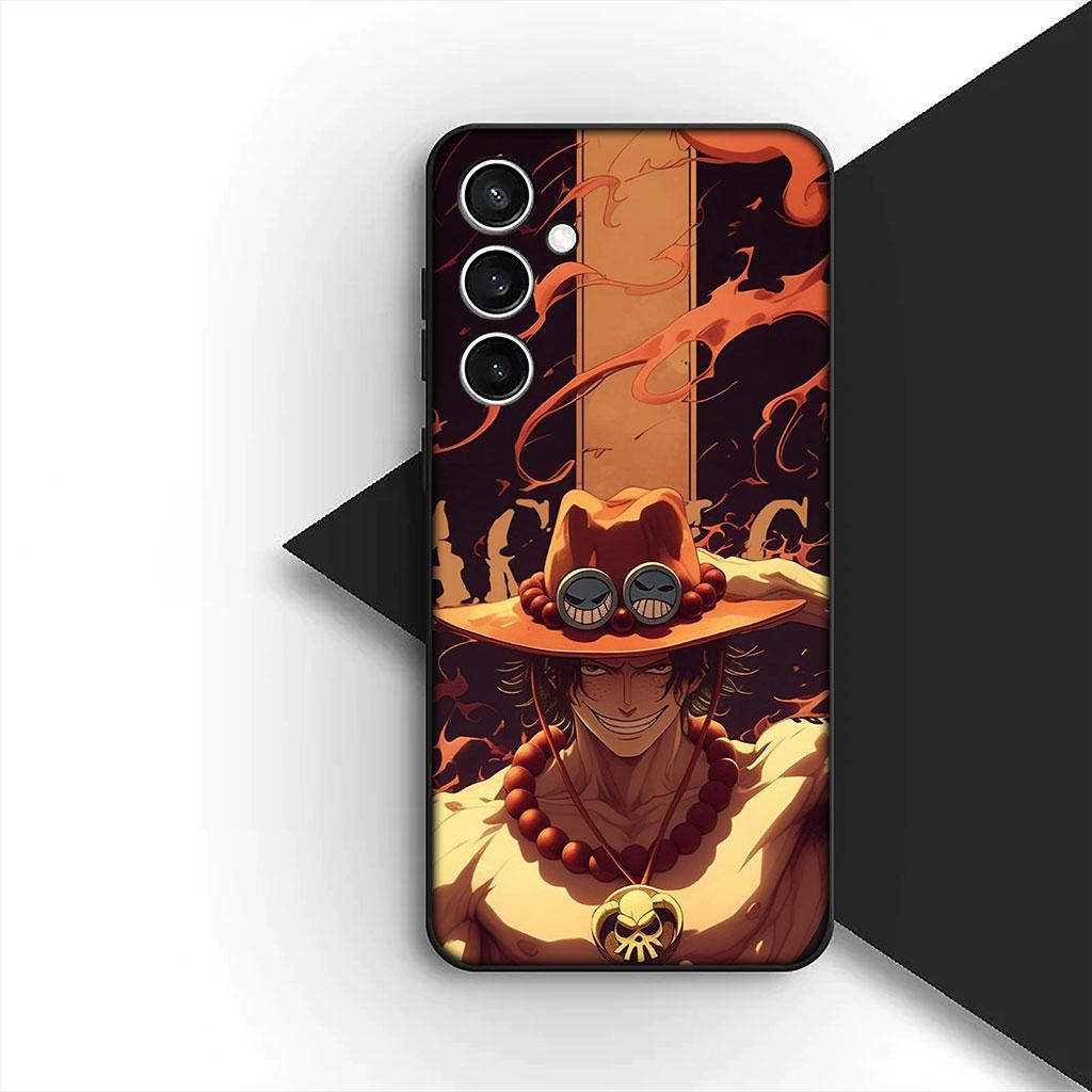 

Portgas D Ace One Luffy Pieces Phone Cover for Motorola Moto G86 G57 E14 E15 G14 G34 G35 G84 G24 A54 G15 Power E22 Soft Case Motorola Moto G35