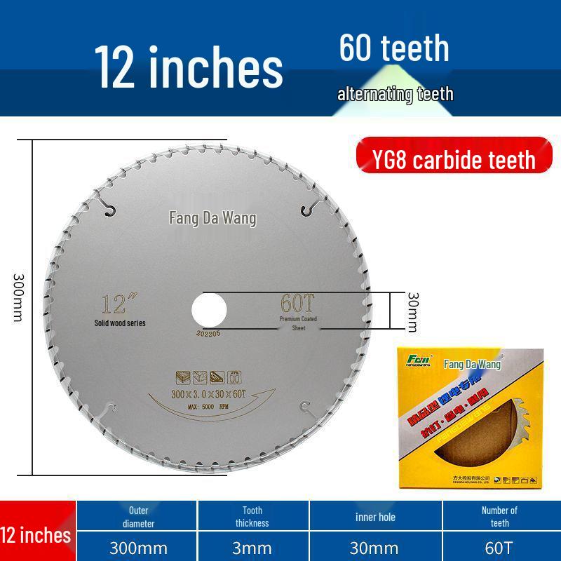 Woodworking YG8 Alloy Circular Saw Blades: 4-inch, 7-inch, and 10-inch for Portable Cutting Machines