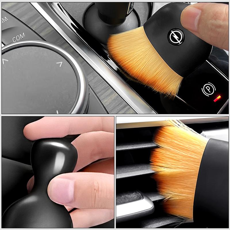 Car Accessories Cleaning Soft Brush Tool Dust Remover For Opel Corsa Astra Insignia Vectra Zafira Meriva Mokka Grandland Vivaro