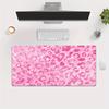 PC Rosa Leopardenmuster Glitzer HD Gedruckte Schreibtischmatte Multifunktionales XXL Mauspads Tastatur Gaming-Mauspad Büro Computer