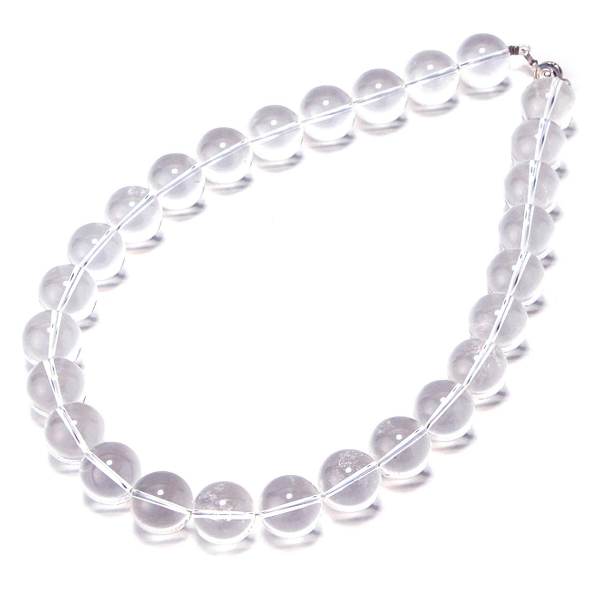 

Натуральный подлинный кристалл 18 мм очень толстое ожерелье из мала-бусины Power Stone Natural Stone 022 [Sekki] Мужская