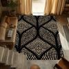 Modern Geometric Pattern Area Rug Non Slip Decorative Floor Mat for Living Room Bedroom Kids Playroom Multiple Color Options