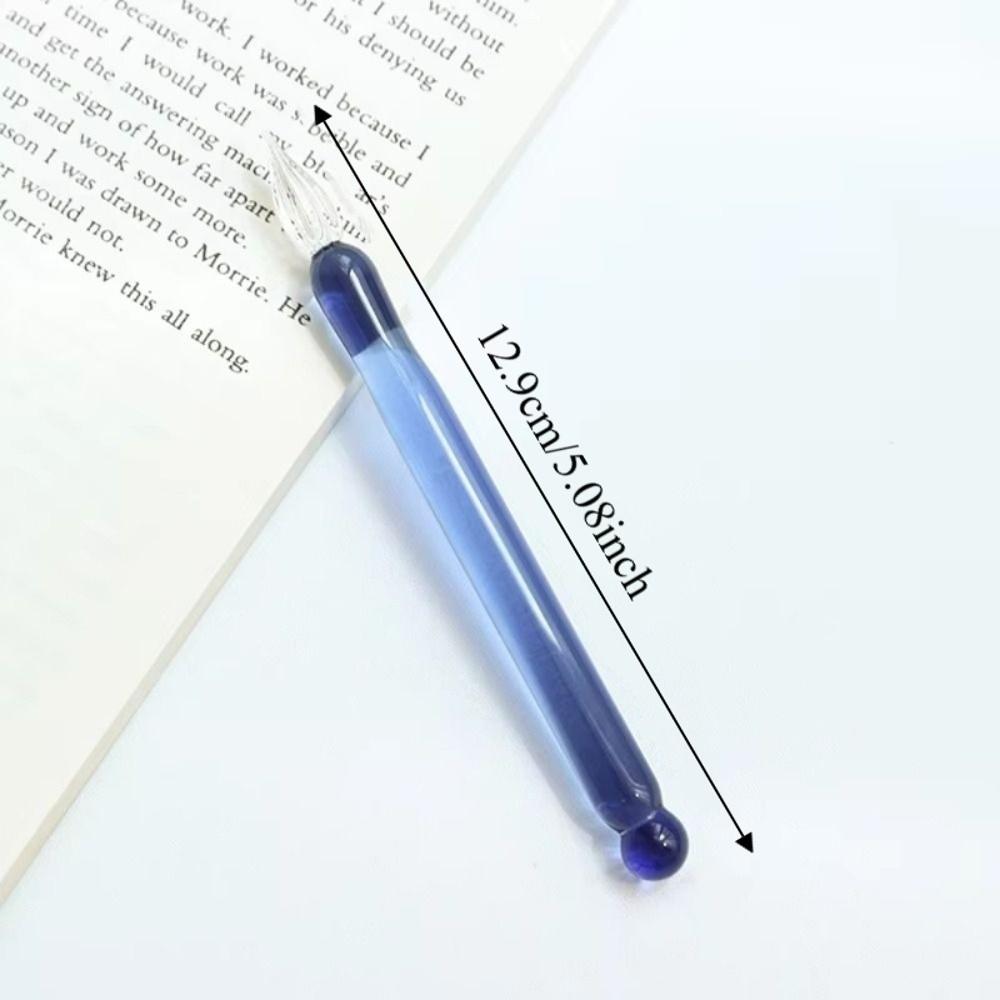Calligraphy Dipping Pen Transparent Glass Fountain Pen Back To School Glass Dip Pen  Art Painting