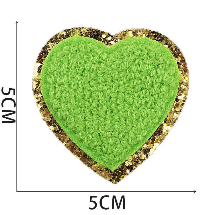 New Embroidery Cloth Sticker Rainbow Patch Sticker Love Smiley Face Computer Embroidery Chapter Boy Bag Decoration Towel Embroidery Shell