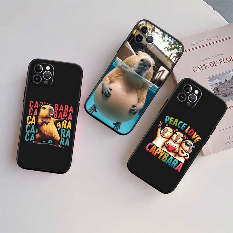 NH13 Cartoon Capybara New High-End Shell Phone Case for Xiaomi Poco F8 M4 M5 M6 M7 X3 X6 X7 Pro GT NFC Ultra