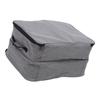 Club Trunk Storage Bag Grey Water Resistant Ventilated Polyester Car Locker with Separate