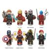 Marvel Avengers Superhero Thanos Thor Captain America Building Blocks Toys Minifigures