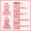 Dog Dress Girl Puppy Clothes Pink Pet Apparel Doggie Cute Tulle Dress Cat Clothing Kitten Dresses Doggy Birthday Wedding Skirt