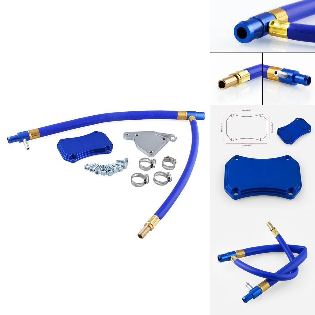 Premium Quality Egr Valve Cooler Delete Kit For 2011-15 Silverado Sierra