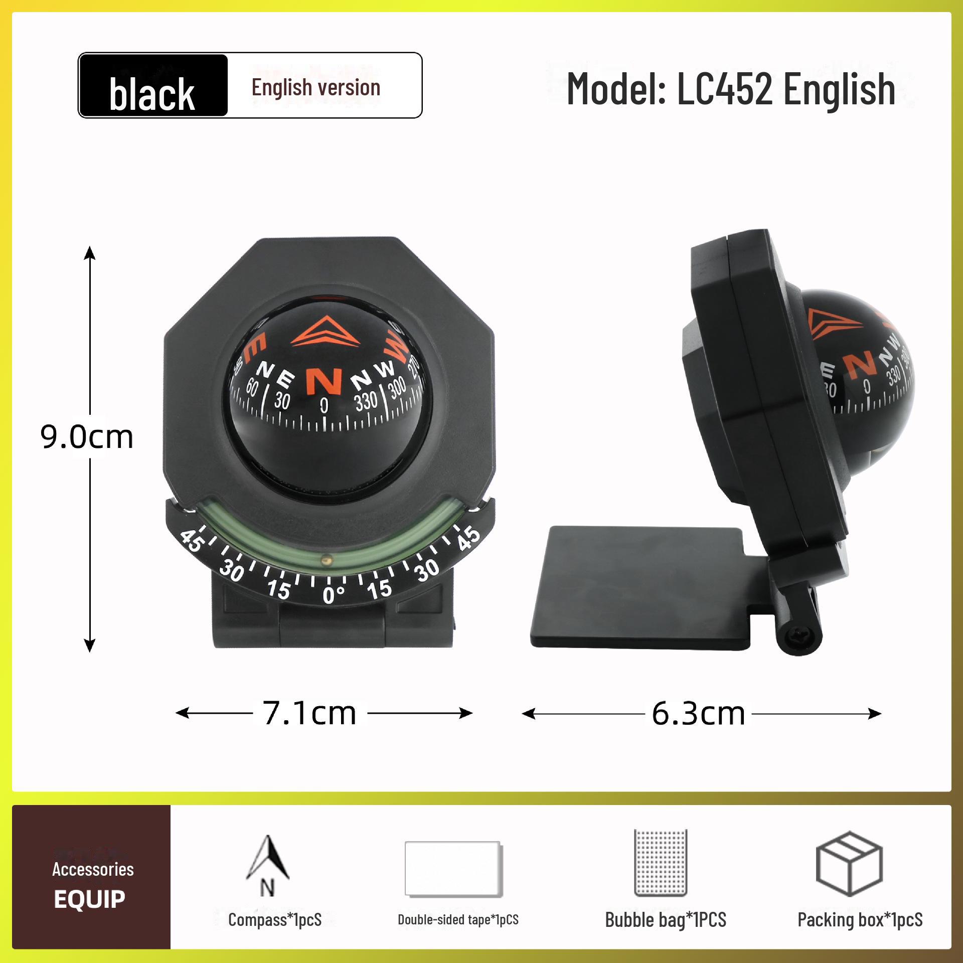 Многофункциональный автомобильный компас LC-3 с термометром — аксессуар 3 в 1 уже в продаже