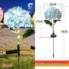 Solar Hydrangea Garden Stake Lights