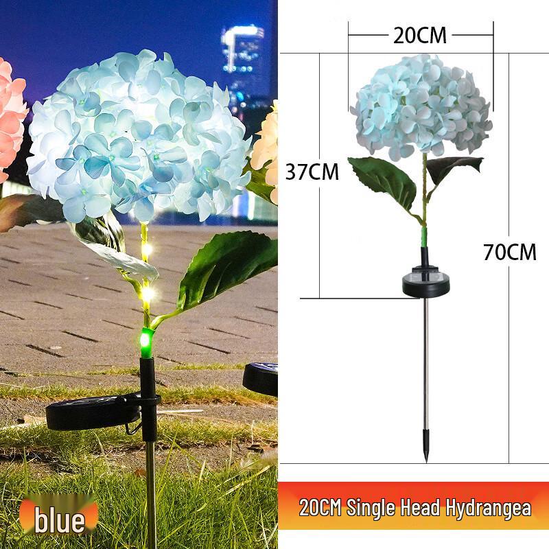 

Solar Hydrangea Garden Stake Lights