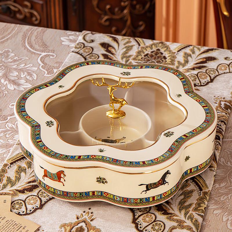 Luxury European Ceramic Fruit & Snack Platter Set