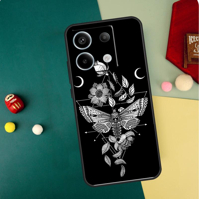 Occult Witchcraft Moon Gothic Witch Case For Xiaomi Redmi Note 14 13 12 11 10 9 Pro 11S 12S Redmi 15 14C 13C 10C 12C 15C Funda