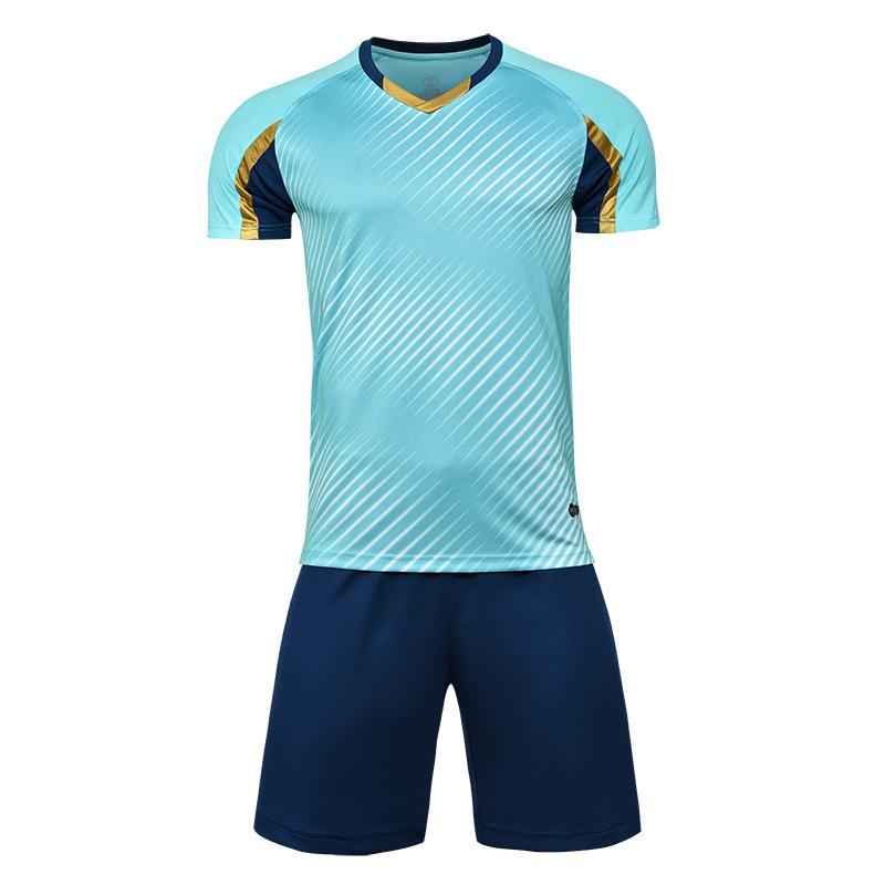 

Football Suit Male s and Ladies s Breathable Short-sleeved Quick-drying Clothes Children s Training Competition Clothes High Quality 3XS