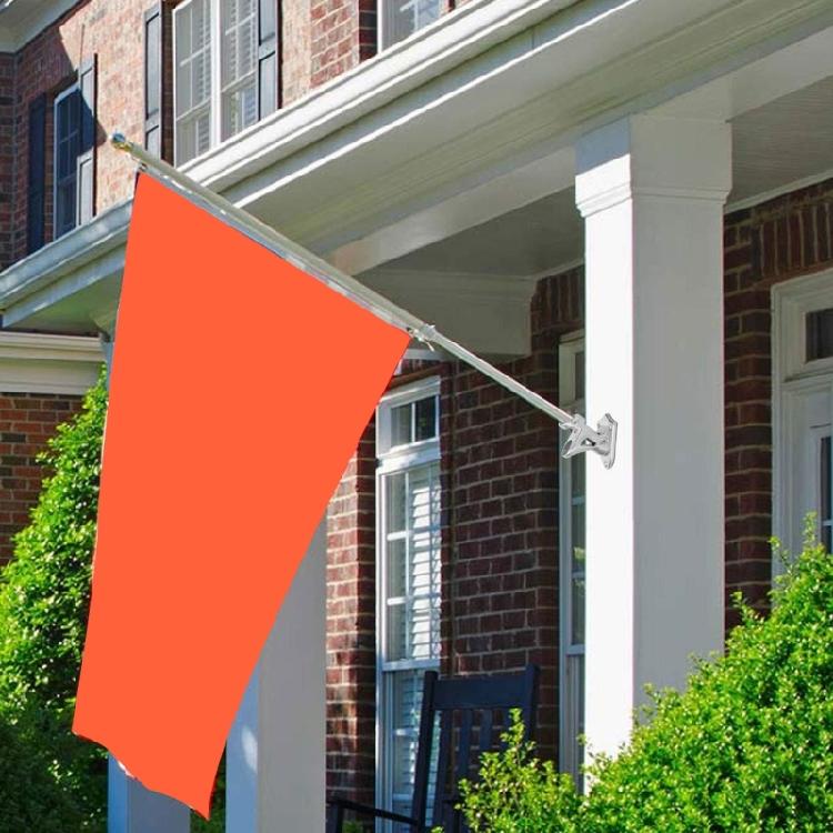 Anti Rusts Aluminum Flag Brackets Outdoor Wall Mount Regulable Clamps Safe Rails Fence Installation