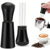 Coffee Cloth Powder Needle Stainless Steel Removable 7 Needle Stirrer Distributor Espresso Coffee Tamper Needles Coffee Tools