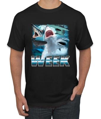 Shark Fan Bootleg Rap Style Shark Movie Fan Men's T- Shirt