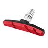 2 Pair Mountain Bike Brake V Brake Pad Cycling Brake Mount Pad Shoe Block Bike Wheel Brake Pad with Bend Pipe &  Sleeve
