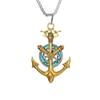 Retro European & American Hip Hop Anchor Necklace - Men's Sweater Chain, Medieval Style Accessories