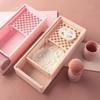 Polymer Clay Cutter Anti-Stick Starch Box With Brush Soft Ceramic Powder Storage Box Diy Earrings Jewelry Auxiliary Tools