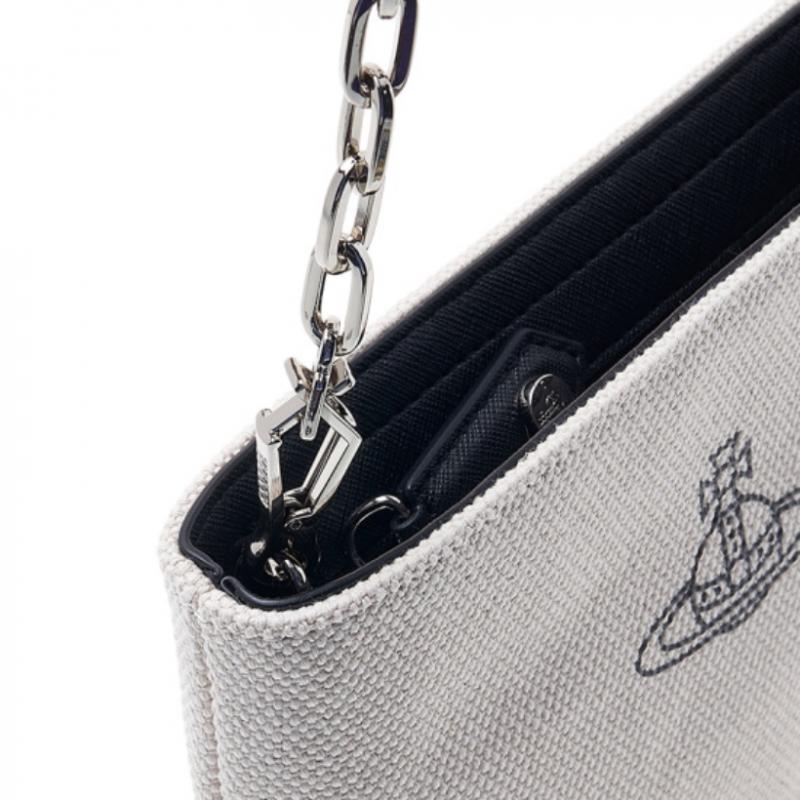 Vivienne WeStwood Damen S Leinwand Quadratische Crossbody-Tasche 43030096 W00ij D404