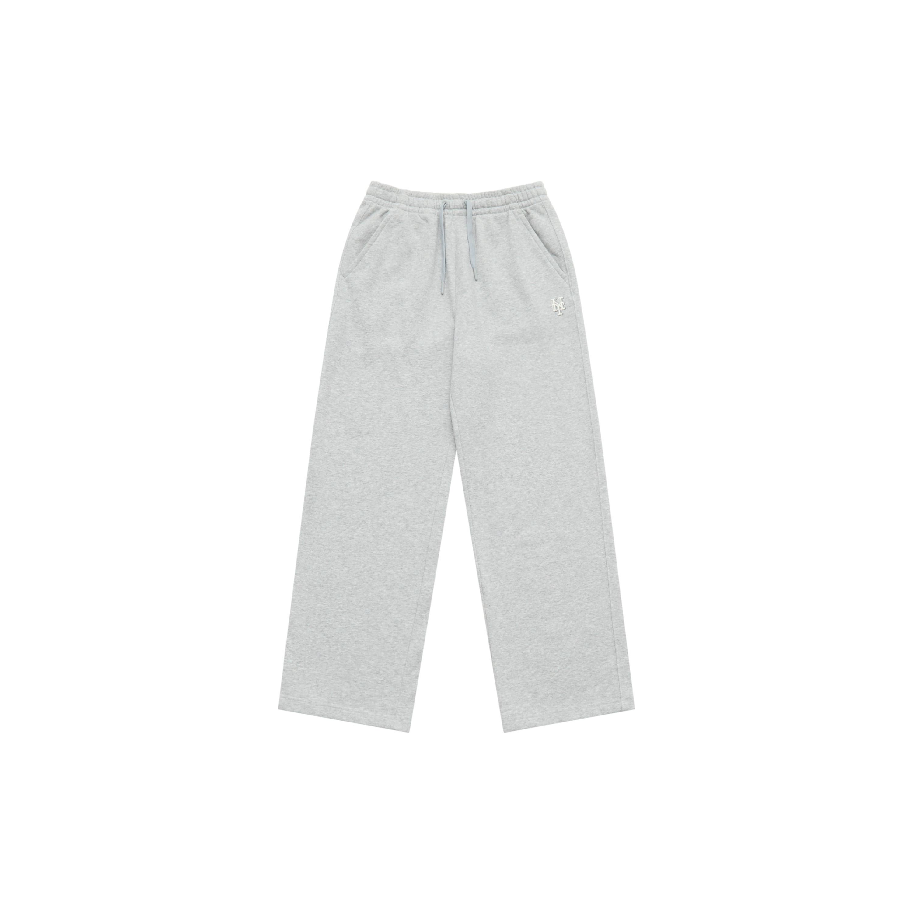 

New MLB Basic Collection New York Mets 25FW Knitted Sweatpants Unisex Standard Heather Gray 3APTB0254-09MGS XS