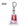Character Keychain Witch Hunter Acrylic Anime Pendant Holder Exquisite Vivid Expression Bag Accessory