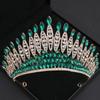 Luxury Zinc Zinc Alloy Princess Crown Elegant Bridal Headwear Rhinestone Diadem  Photography Props