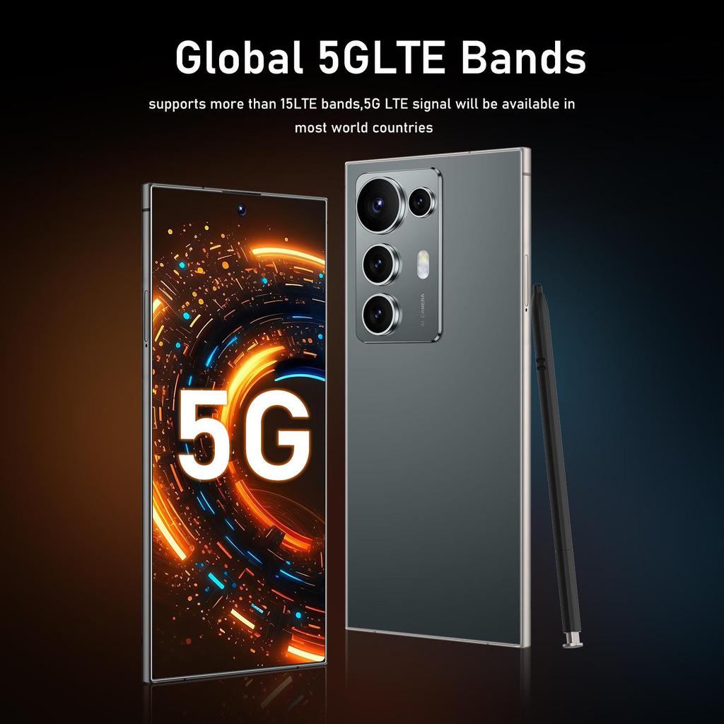 S25 Ultra 7.3-inch Android Smartphone, 4GB RAM+128GB Storage, HD Display, True 4G Global Version - Awaiting Shipment