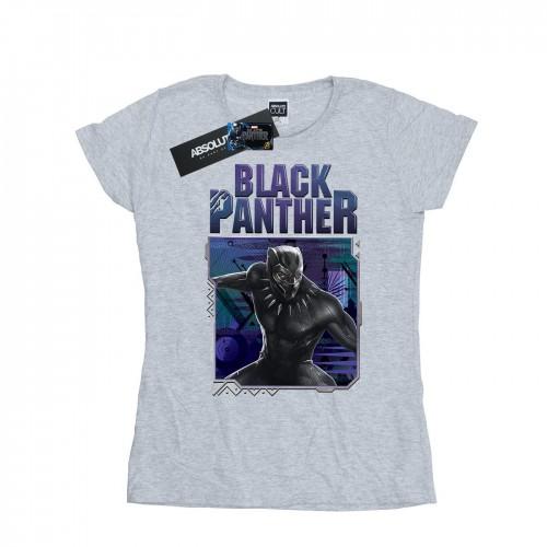 

Marvel Womens/Ladies Black Panther Tech Badge Cotton T-Shirt XXL білий